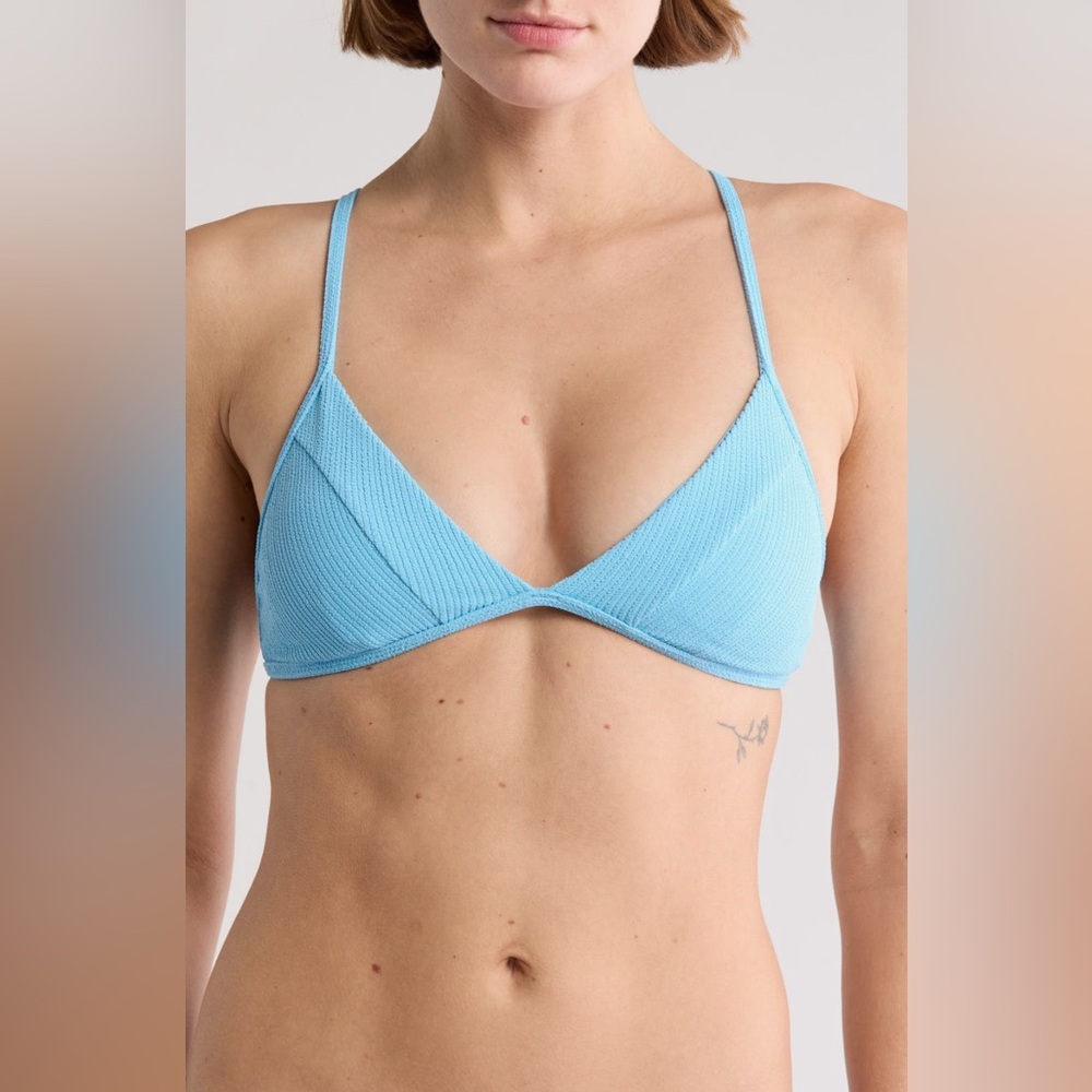 Billabong Sunrays Charlie Fixed Triangle Blue Bikini Top